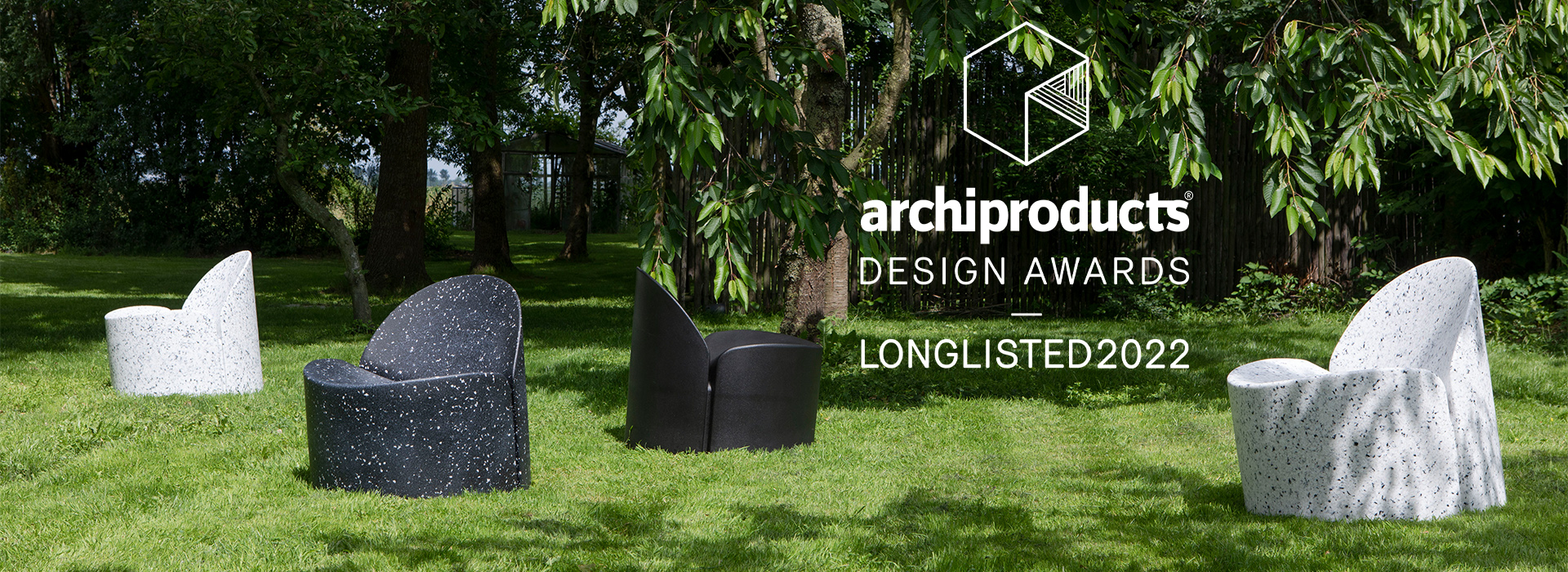 A été retenu sur la longlist des Archiproducts Design Awards 2022 : le fauteuil Bloom de Banne